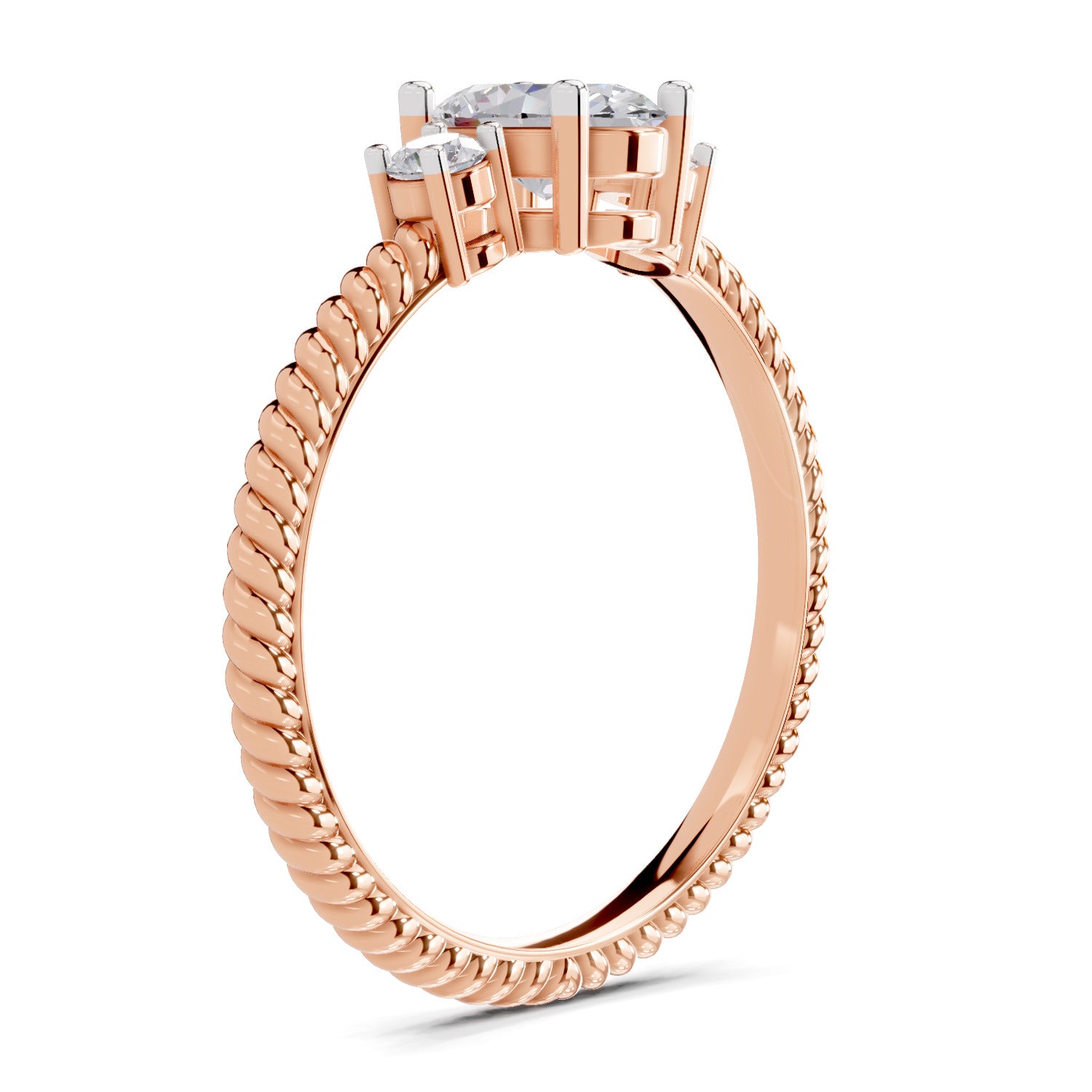 0.74 Carat Oval-Cut Diamond Engagement Ring