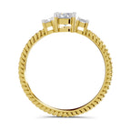 0.74 Carat Oval-Cut Diamond Engagement Ring