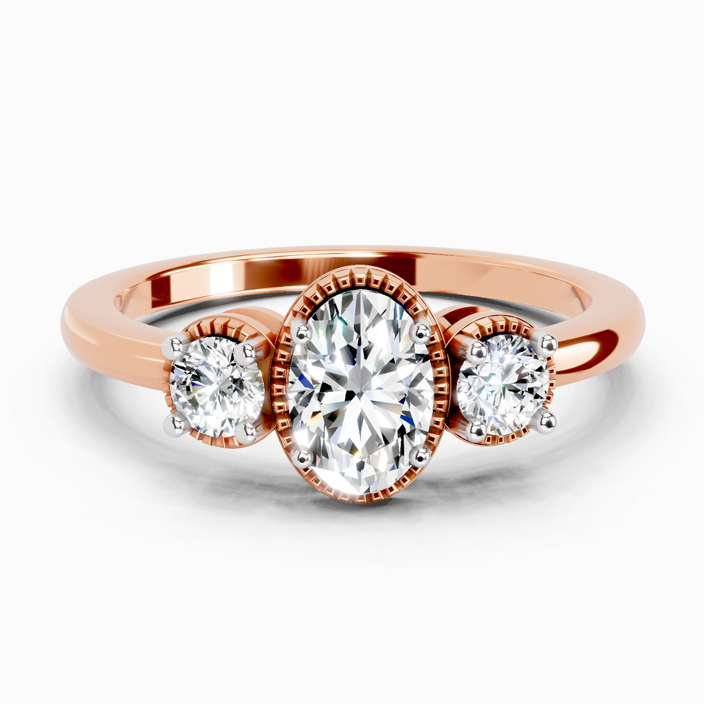 0.88 Carat Nova Trinity Promise Engagement Ring