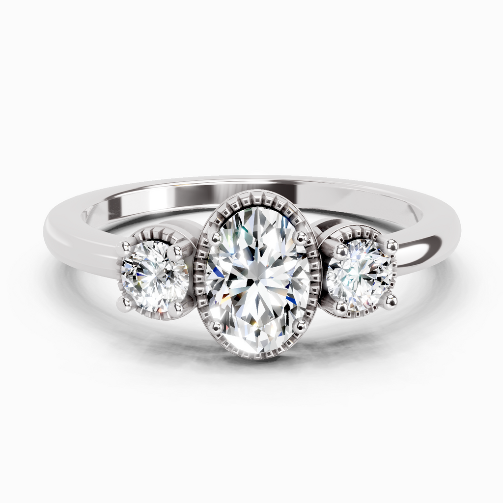 0.88 Carat Nova Trinity Promise Engagement Ring