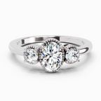 0.88 Carat Nova Trinity Promise Engagement Ring
