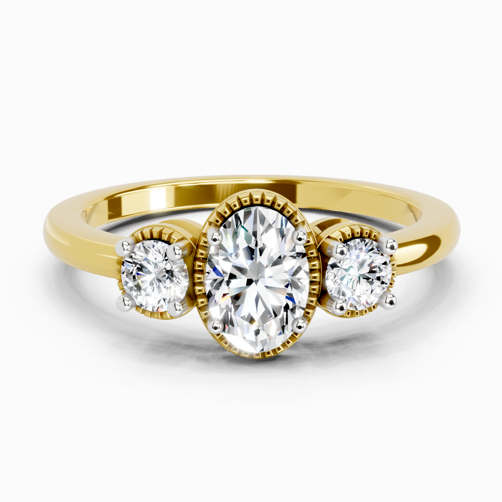0.88 Carat Nova Trinity Promise Engagement Ring
