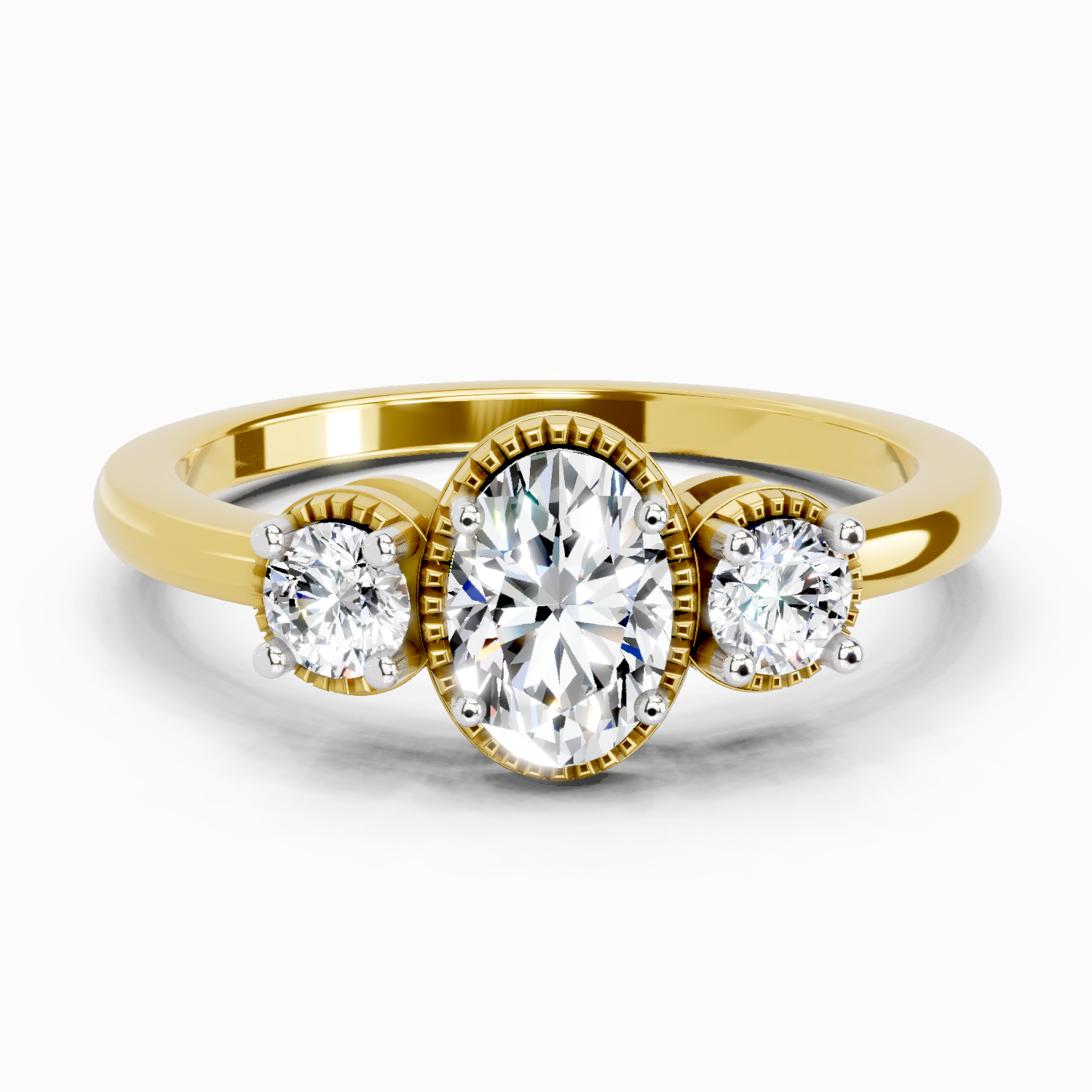 0.88 Carat Nova Trinity Promise Engagement Ring