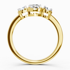 0.88 Carat Nova Trinity Promise Engagement Ring