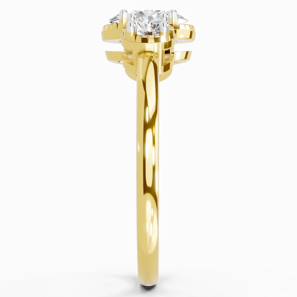 0.88 Carat Nova Trinity Promise Engagement Ring