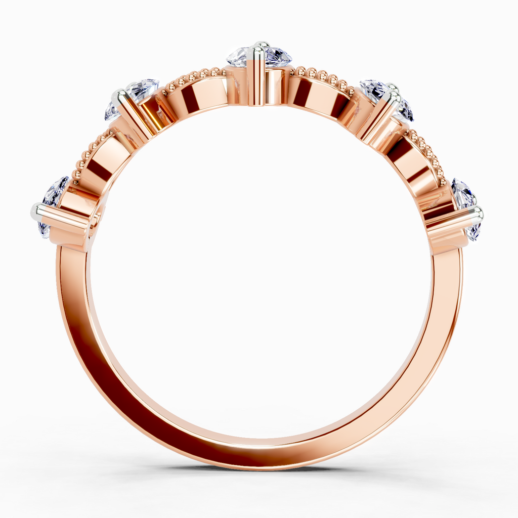 1.10 Carat Oval Shape Diamond Band Ring