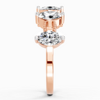 1.10 Carat Oval Shape Diamond Band Ring
