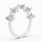 1.10 Carat Oval Shape Diamond Band Ring