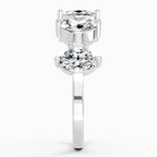 1.10 Carat Oval Shape Diamond Band Ring