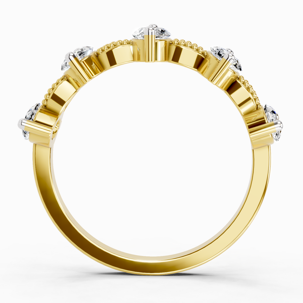 1.10 Carat Oval Shape Diamond Band Ring