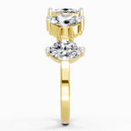 1.10 Carat Oval Shape Diamond Band Ring