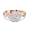 1.10 Carat Oval Shape Diamond Band Ring