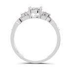 2.19 Carat Oval Shape Swirl Engagement Ring