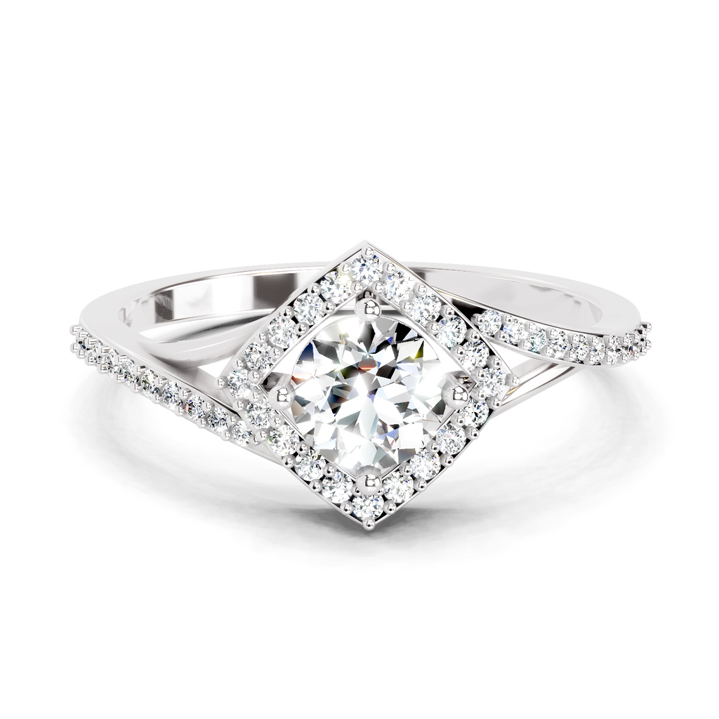 0.67 Carat Diamond Engagement Ring