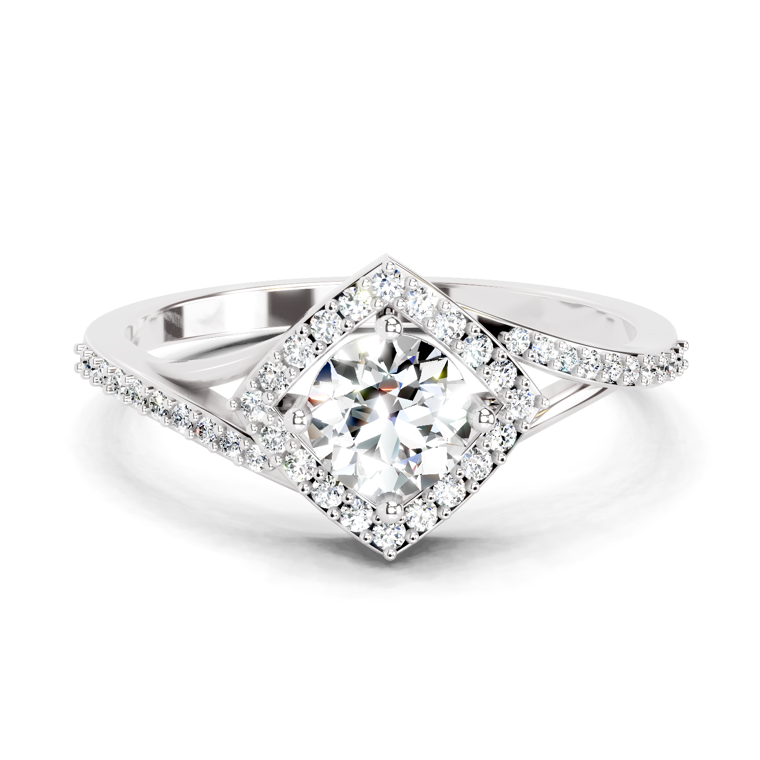 0.67 Carat Diamond Engagement Ring