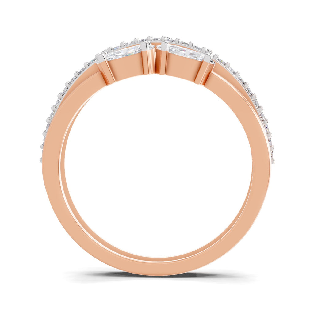 1.36 Carat Quadra Oval Engagement Ring