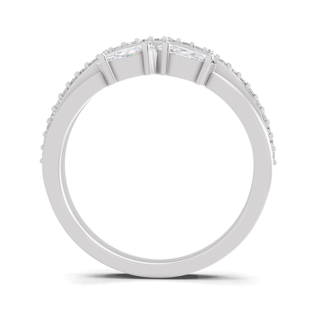 1.36 Carat Quadra Oval Engagement Ring