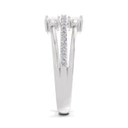 1.36 Carat Quadra Oval Engagement Ring