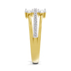 1.36 Carat Quadra Oval Engagement Ring