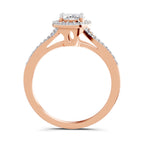 1.35 Carat Oval Shape Halo Engagement Ring