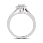 1.35 Carat Oval Shape Halo Engagement Ring