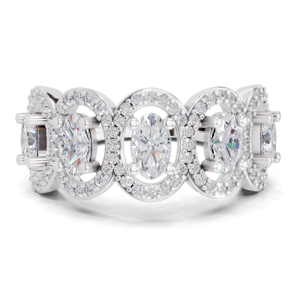 2.16 Carat Eternal Ovals Promise Engagement Ring