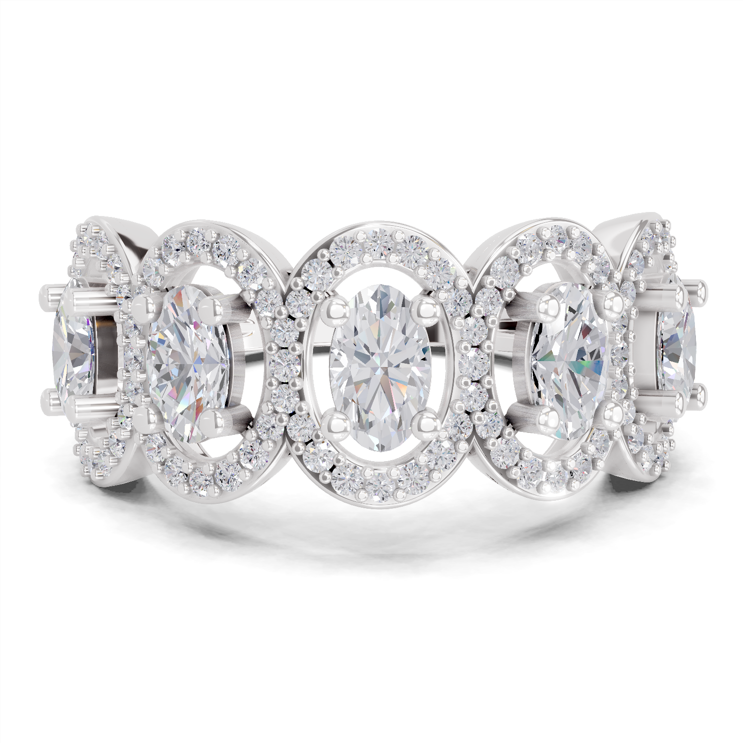 2.16 Carat Eternal Ovals Promise Engagement Ring