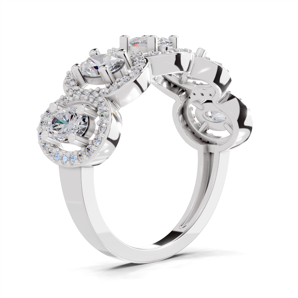 2.16 Carat Eternal Ovals Promise Engagement Ring
