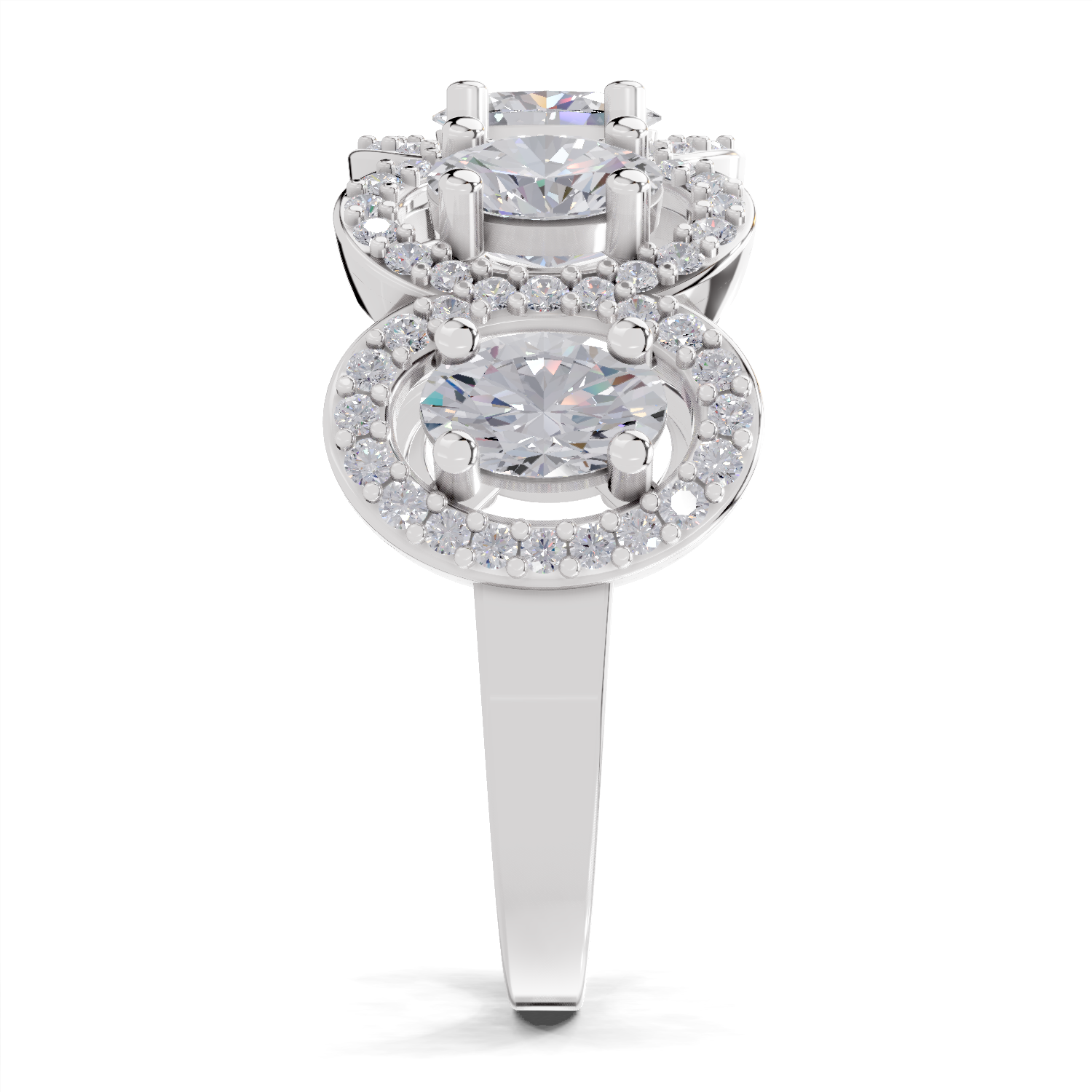 2.16 Carat Eternal Ovals Promise Engagement Ring