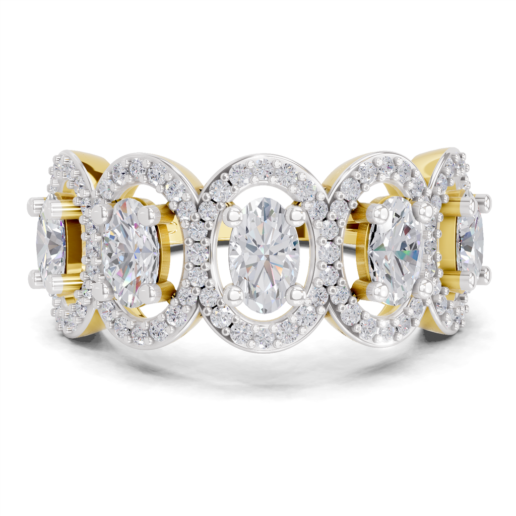 2.16 Carat Eternal Ovals Promise Engagement Ring