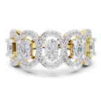2.16 Carat Eternal Ovals Promise Engagement Ring