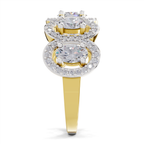 2.16 Carat Eternal Ovals Promise Engagement Ring