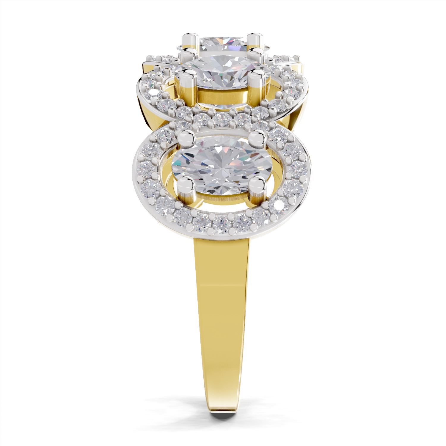 2.16 Carat Eternal Ovals Promise Engagement Ring