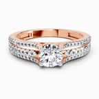 1.15 Carat Round Split Shank Ring