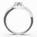 1.15 Carat Round Split Shank Ring