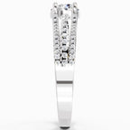 1.15 Carat Round Split Shank Ring