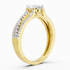 1.15 Carat Round Split Shank Ring