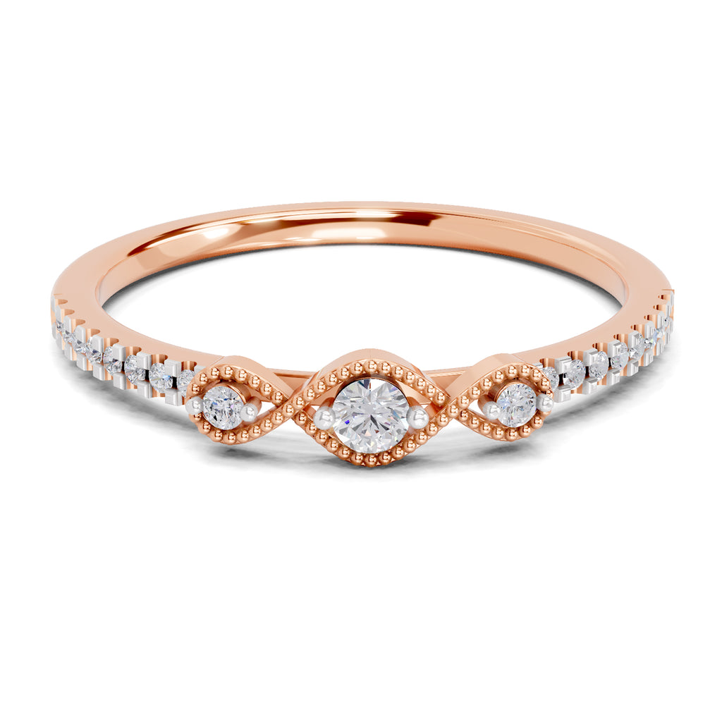 1.15 Carat Round Split Shank Ring
