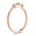Sparkles 0.16 Ct Infinity Diamond Engagement Ring in 14K Gold