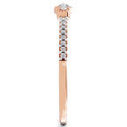 Sparkles 0.16 Ct Infinity Diamond Engagement Ring in 14K Gold