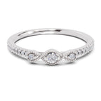 Sparkles 0.16 Ct Infinity Diamond Engagement Ring in 14K Gold