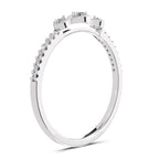 Sparkles 0.16 Ct Infinity Diamond Engagement Ring in 14K Gold