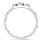 Sparkles 0.16 Ct Infinity Diamond Engagement Ring in 14K Gold