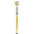 Sparkles 0.16 Ct Infinity Diamond Engagement Ring in 14K Gold