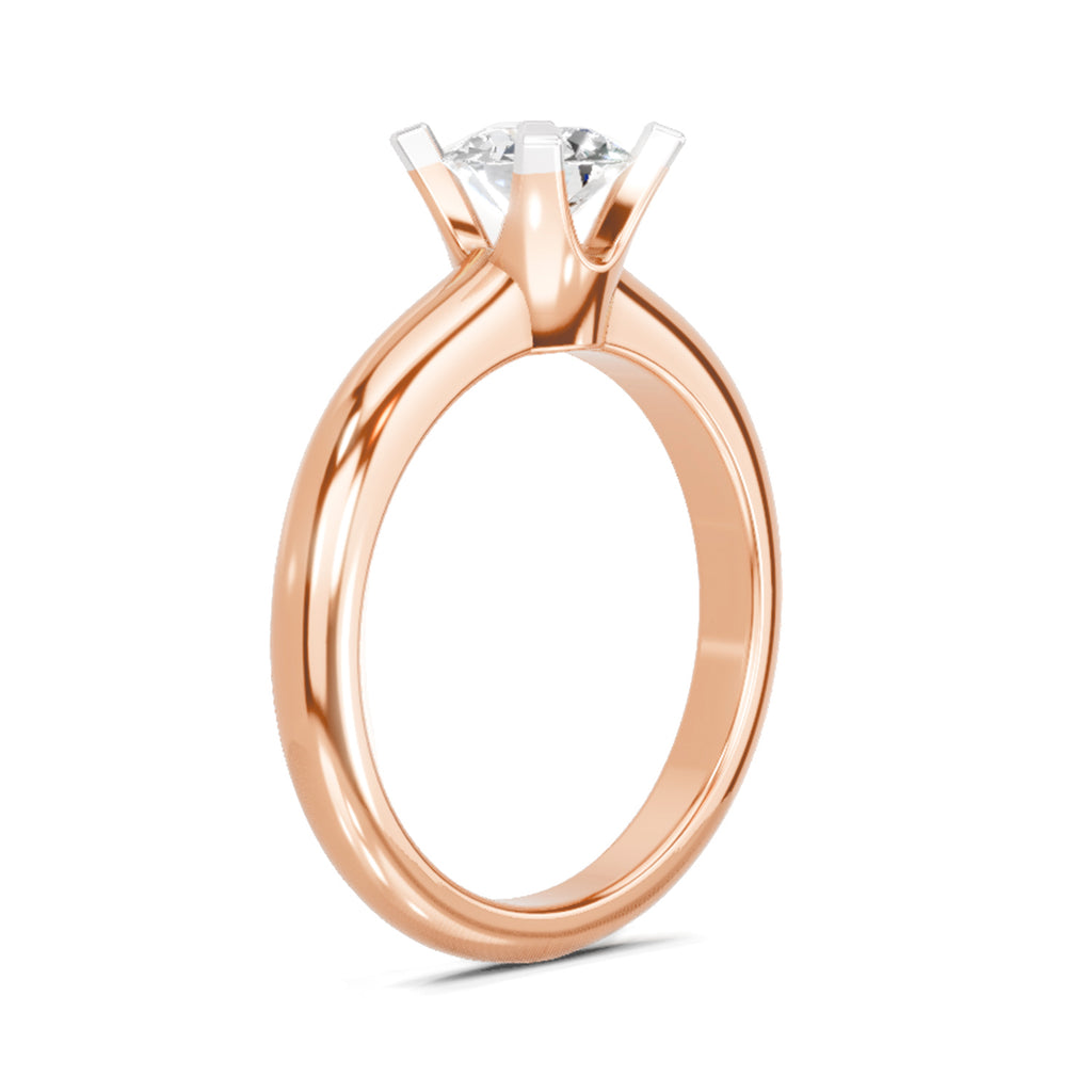 0.8 Carat Round Solitaire Ring FG VS Diamond