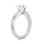 0.8 Carat Round Solitaire Ring FG VS Diamond