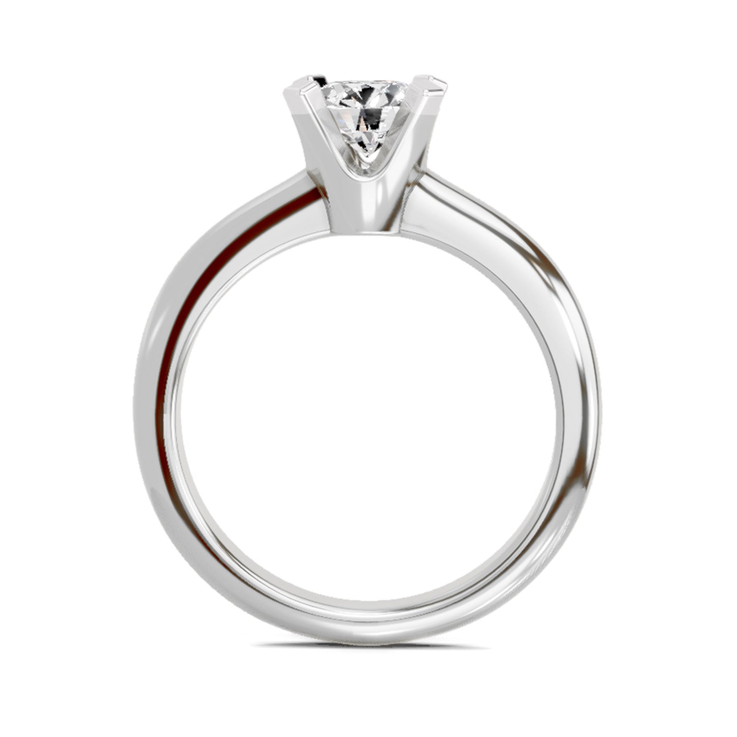 0.8 Carat Round Solitaire Ring FG VS Diamond