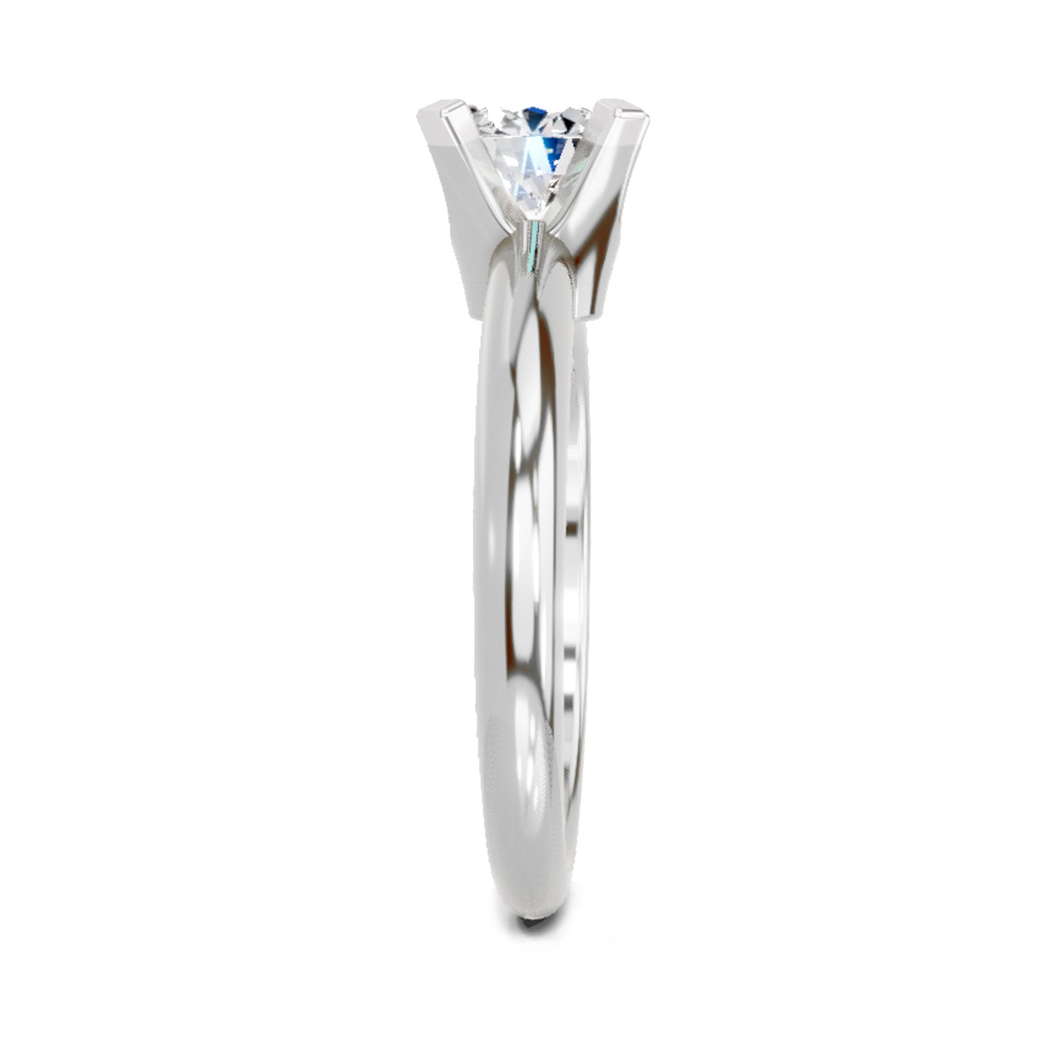 0.8 Carat Round Solitaire Ring FG VS Diamond