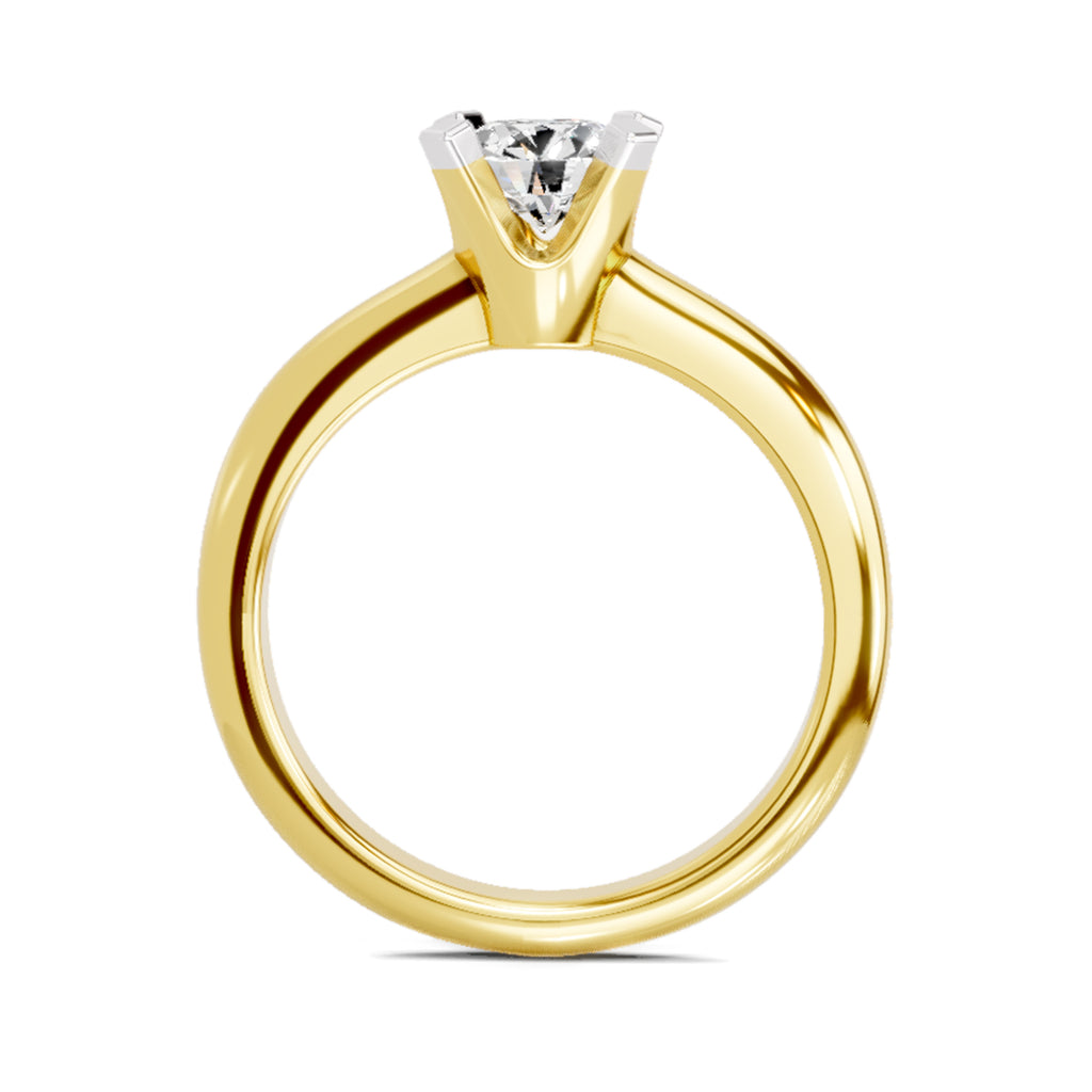 0.8 Carat Round Solitaire Ring FG VS Diamond
