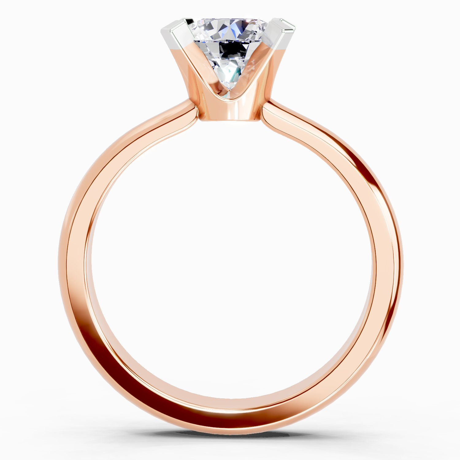 1 Carat 4 Prong Solitaire Diamond Ring